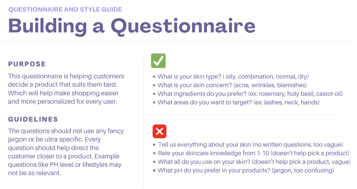 Eclipta Questionaire